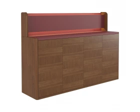 Греденция кожа 1920х500х1340 Artdeco images