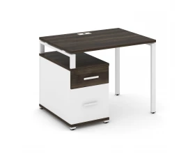 Стол письменный с 1 опорной тумбой CN.SP-305 W 980/1346x720x750 Concept images