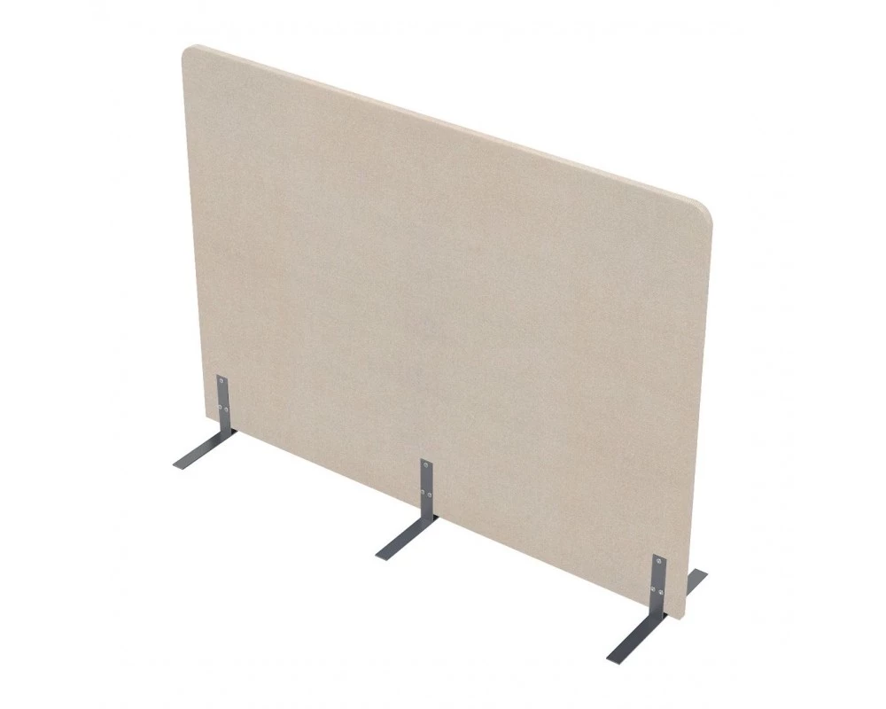 Акустическая мобильная перегородка на стационарных опорах (1600*450*1200) 011.МПО.1612 SOFToffice