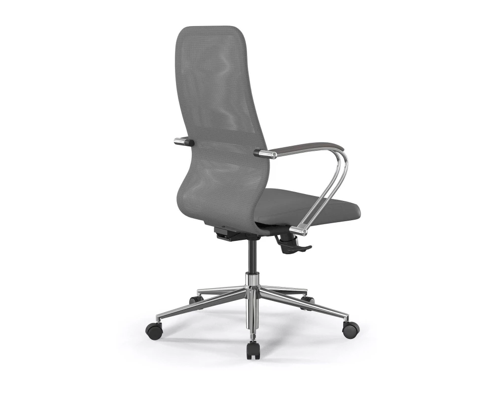 Кресло SynchroSit 8 B2-9K M25.B23.G18.W02 Сетка/Экокожа, Серый